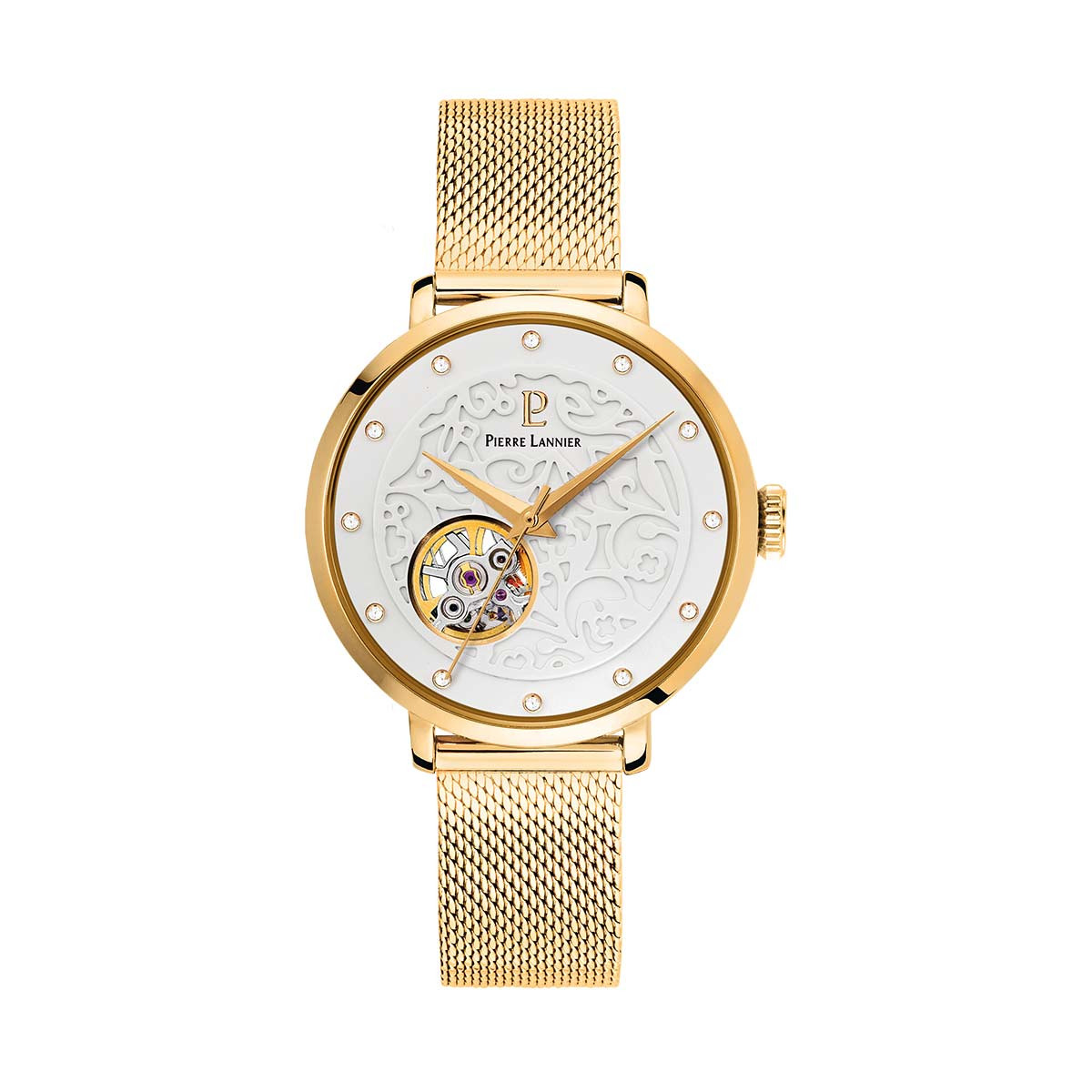 Coffret Montre Pierre Lannier Eolia Automatic Doré - 364J502 Coffret Montre "Eolia" - Pierre Lannier X ZAG Bijoux