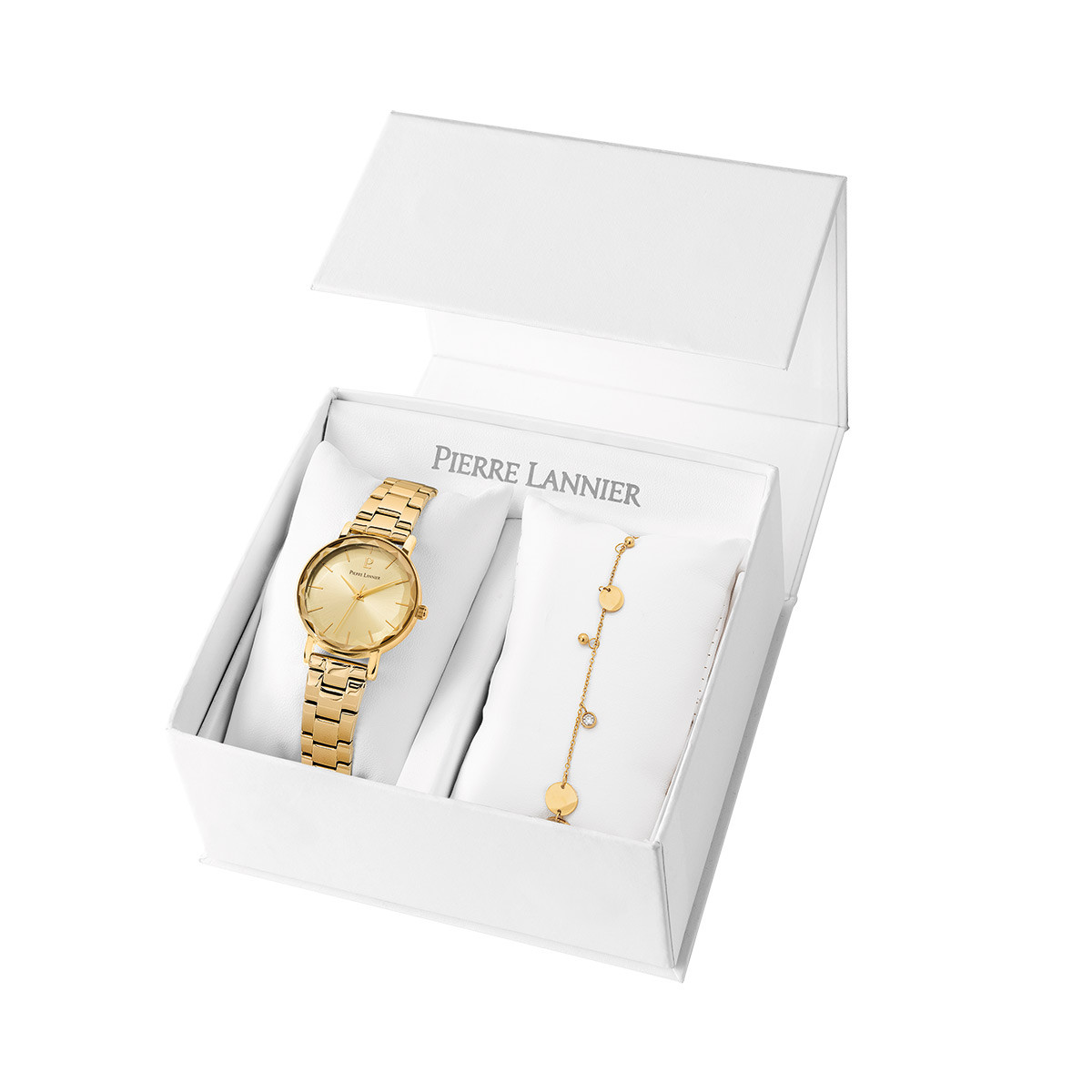 Coffret Montre Pierre Lannier Eolia Automatic Doré - 364J502 Coffret Montre "Multiples" - Pierre Lannier X ZAG Bijoux