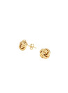 Boucles d'oreilles " Noeud torsadé 10mm" Or jaune 375/1000 