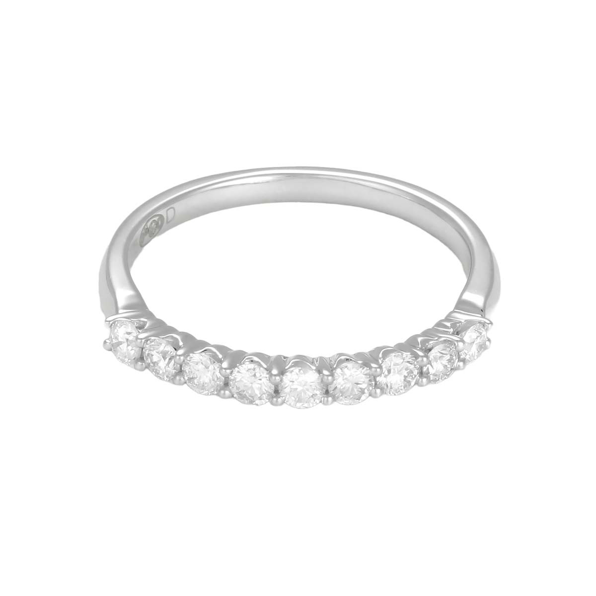 Bague "Affectueuse" Or blanc et Diamant