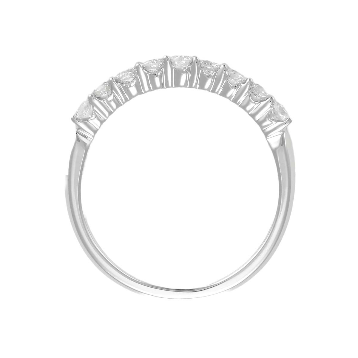 Bague "Affectueuse" Or blanc et Diamant
