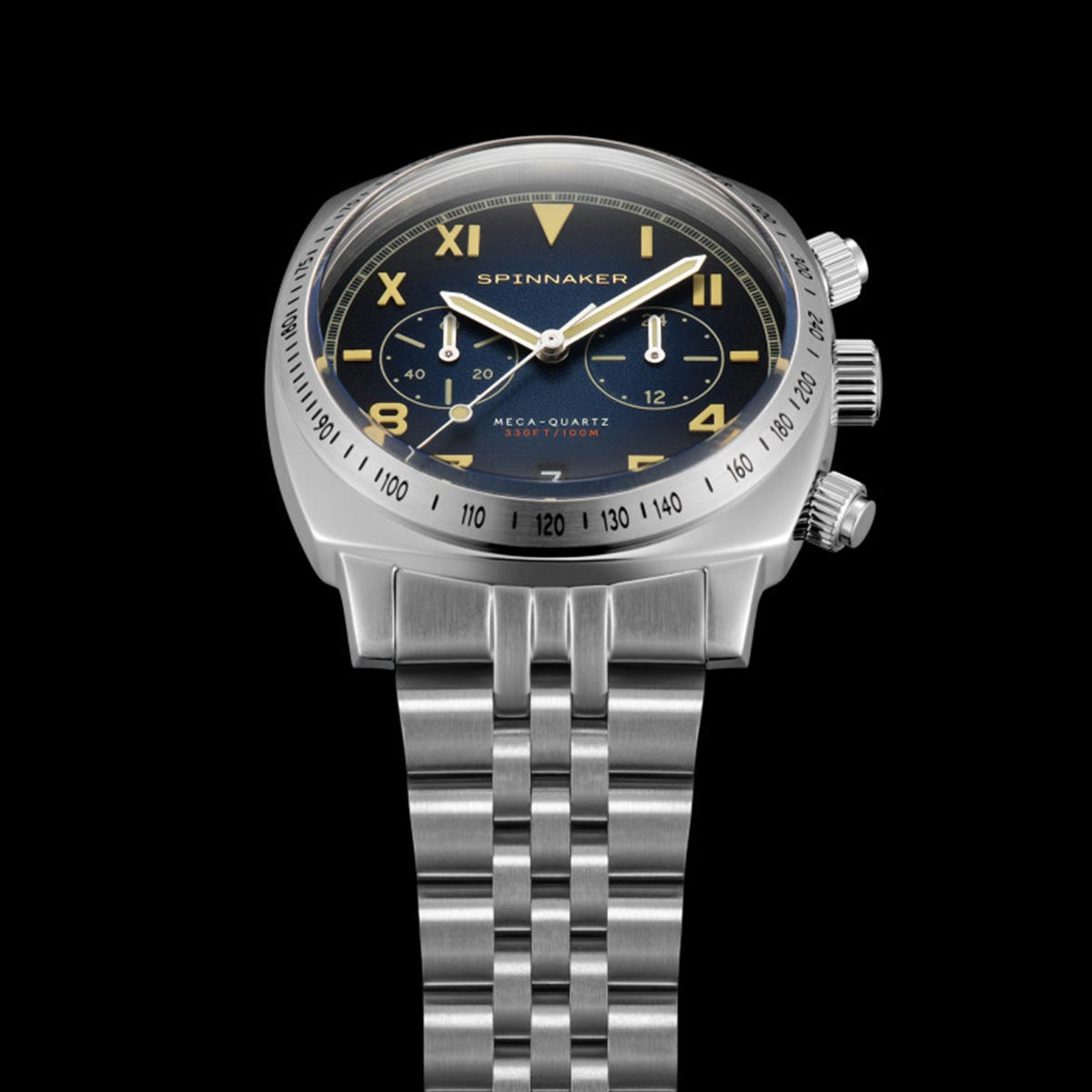 Montre Spinnaker Hull California Chronograph - Cadran Bleu Montre Spinnaker Hull California Chronograph - Cadran Bleu