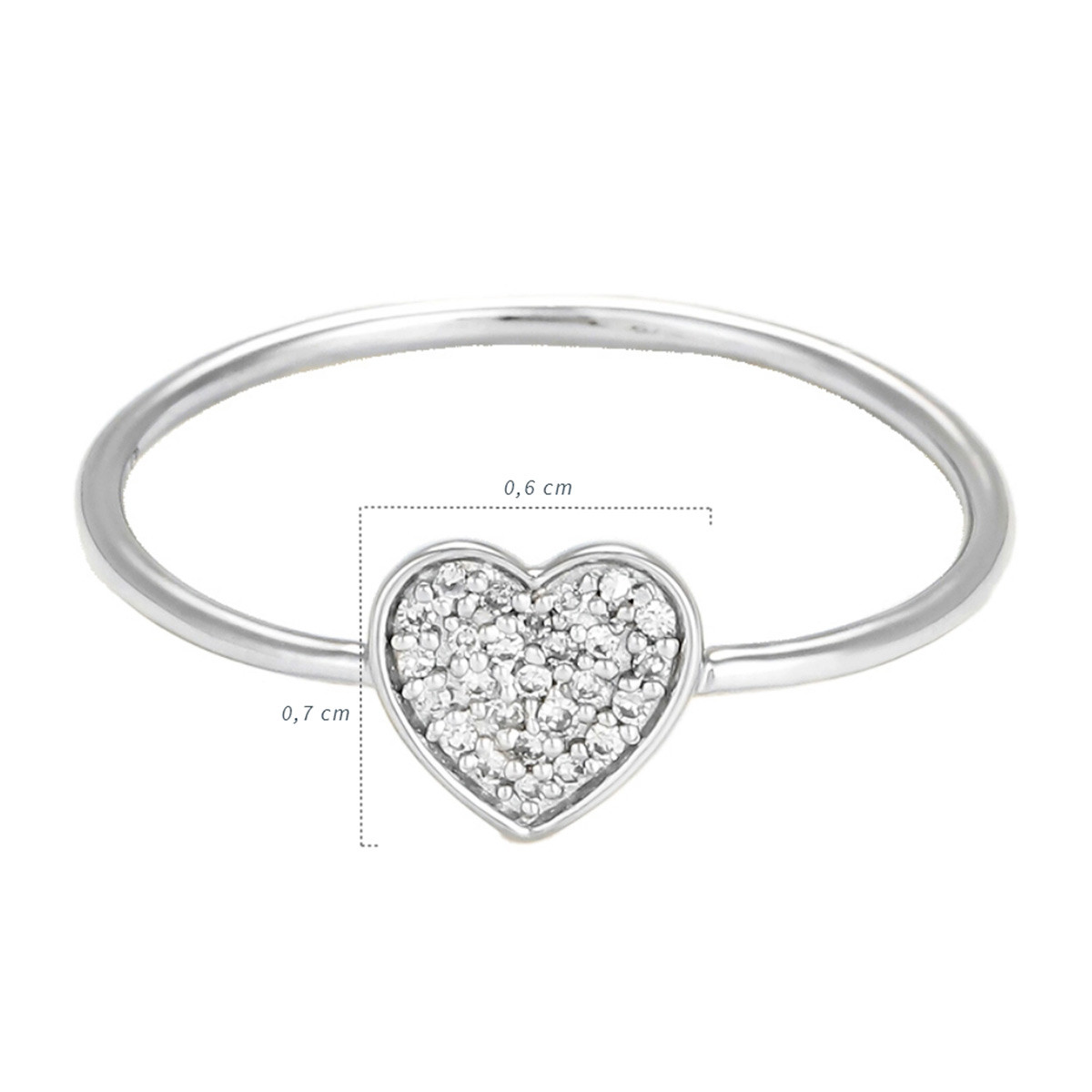 Bague "Coeur Tendresse" Or et Diamant Bague "Coeur Tendresse" Or et Diamant
