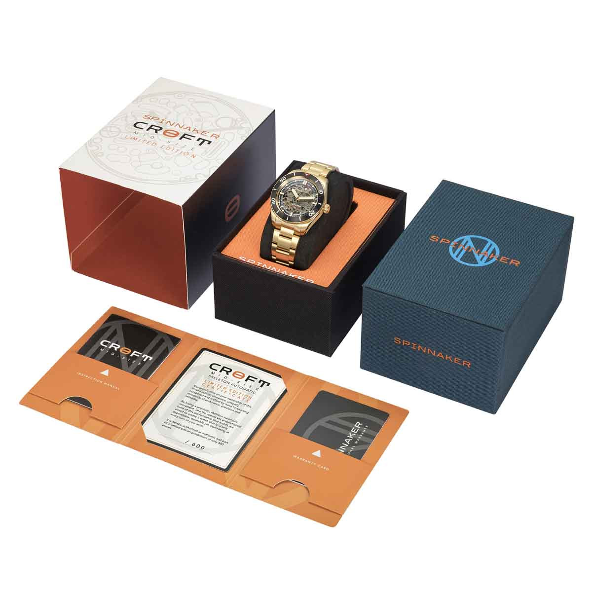 Montre Homme Spinnaker MIDCROFT Automatique - SP-5095-44 Montre Homme Spinnaker MIDCROFT Automatique - SP-5095-44