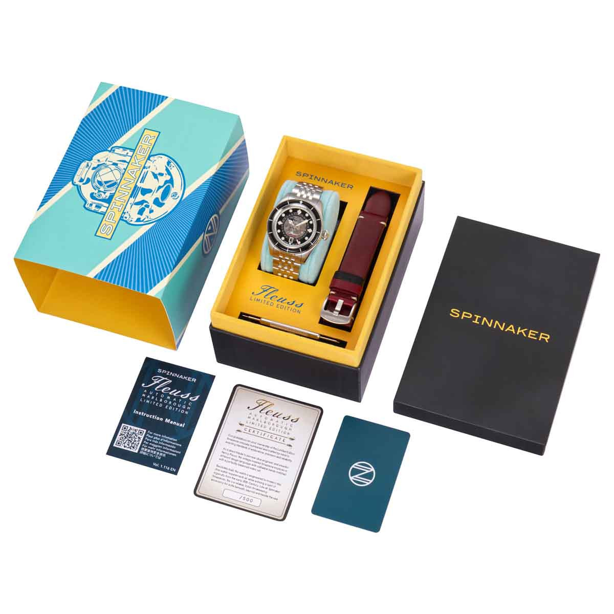 Montre Homme Spinnaker FLEUSS VINTAGE Automatique - SP-5116-11 Montre Homme Spinnaker FLEUSS VINTAGE Automatique - SP-5116-11