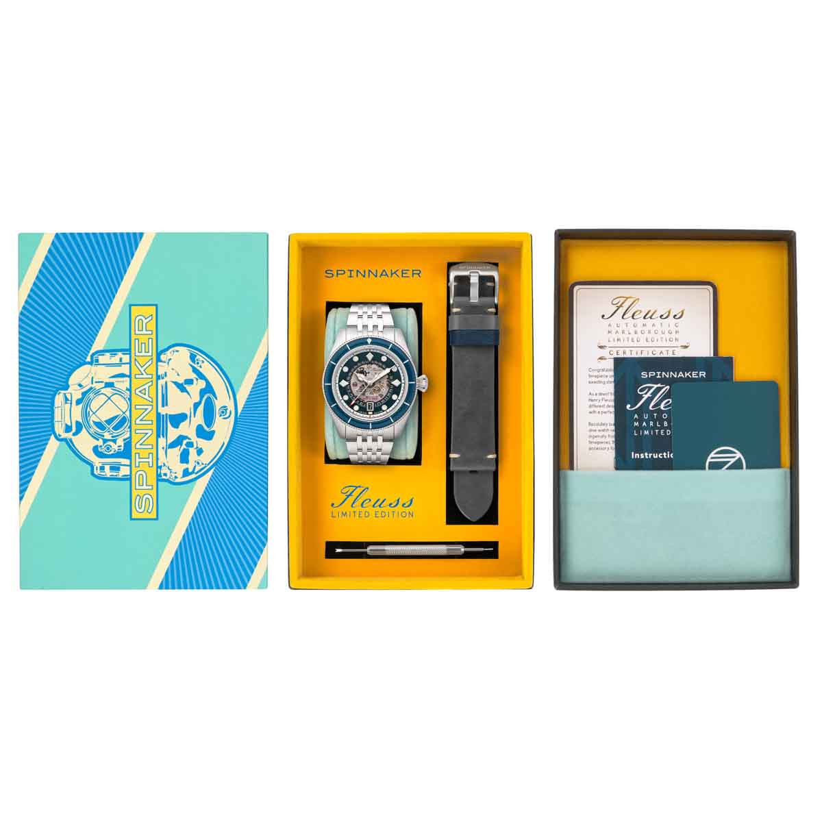 Montre Homme Spinnaker FLEUSS VINTAGE Automatique - SP-5116-22 Montre Homme Spinnaker FLEUSS VINTAGE Automatique - SP-5116-22