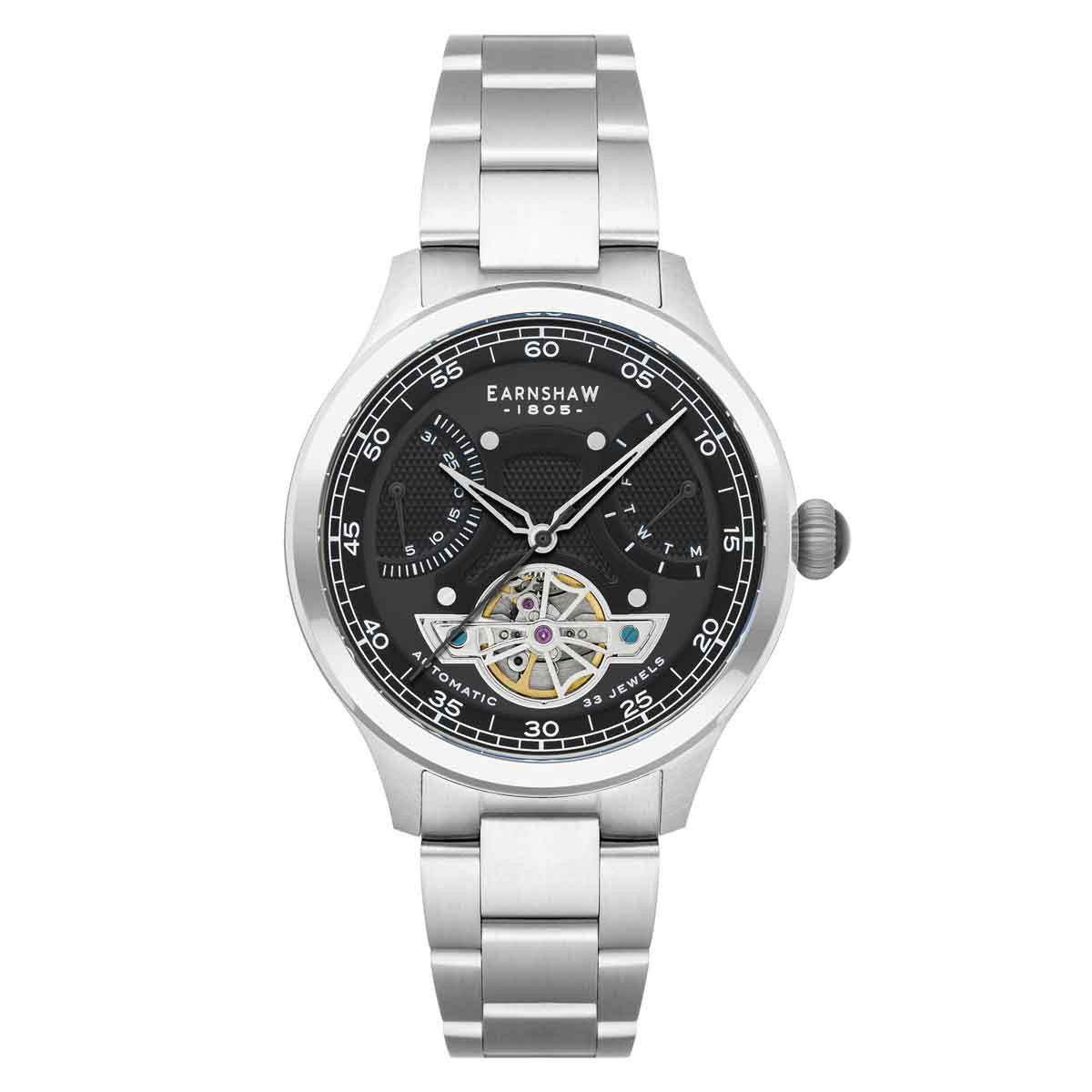 Montre Homme Earnshaw BARON Automatique - ES-8191-11 Montre Homme Earnshaw BARON Automatique - ES-8191-11
