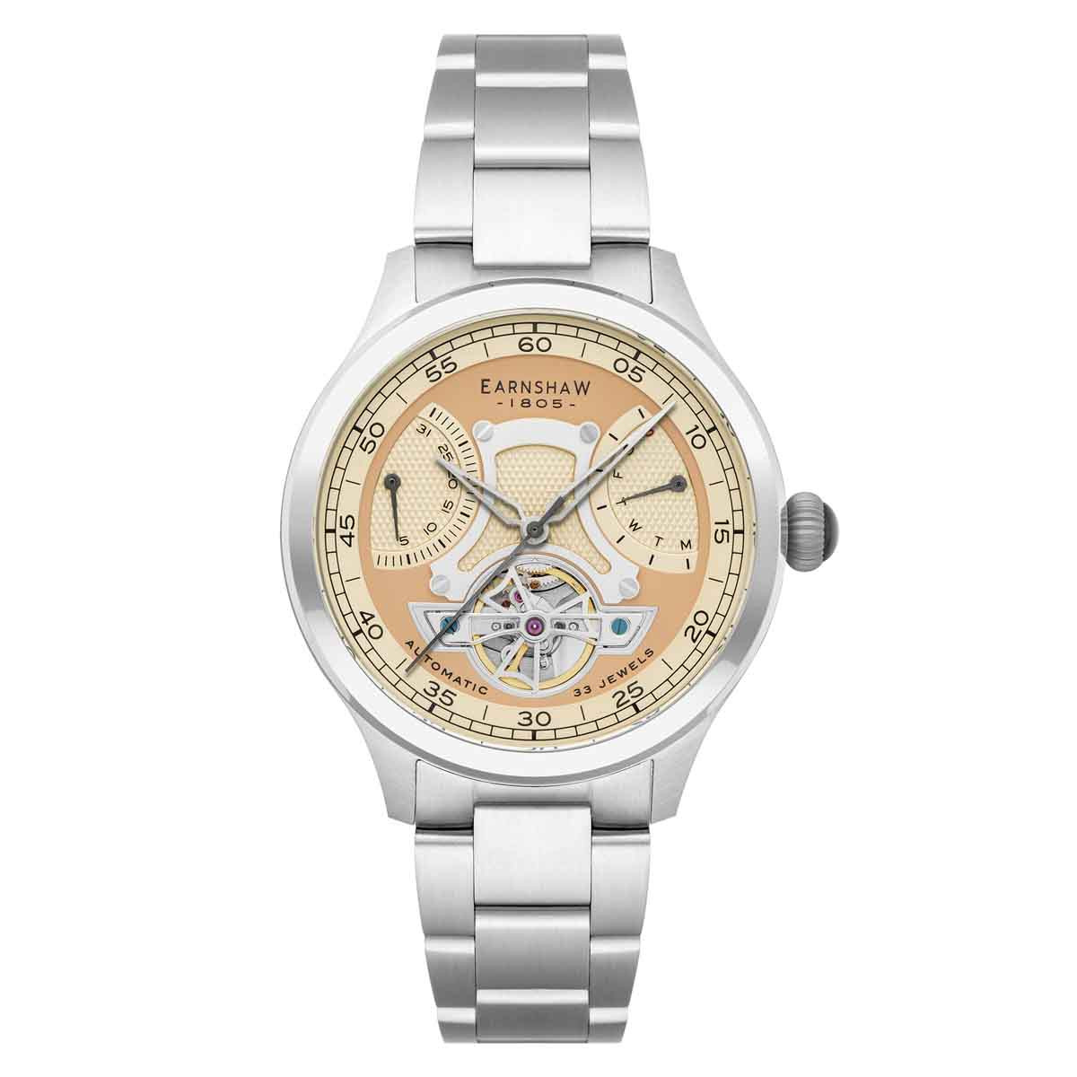 Montre Homme Earnshaw BARON Automatique - ES-8191-33 Montre Homme Earnshaw BARON Automatique - ES-8191-33