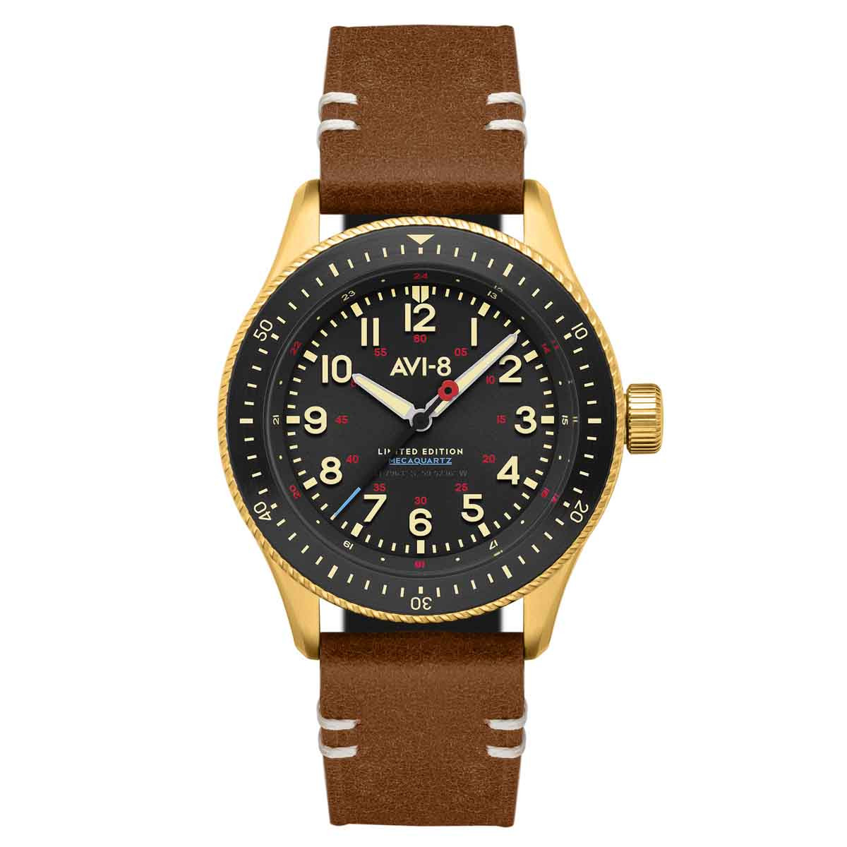 Montre Homme AVI-8 FLYBOY Méca-Quartz - AV-4099-RBL-05 Montre Homme AVI-8 FLYBOY Méca-Quartz - AV-4099-RBL-05
