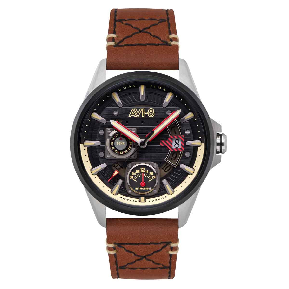 Montre Homme AVI-8 Hawker Harrier Farley Multifunction Quartz - AV-4098-02 Montre Homme AVI-8 Hawker Harrier Farley Multifunction Quartz - AV-4098-02