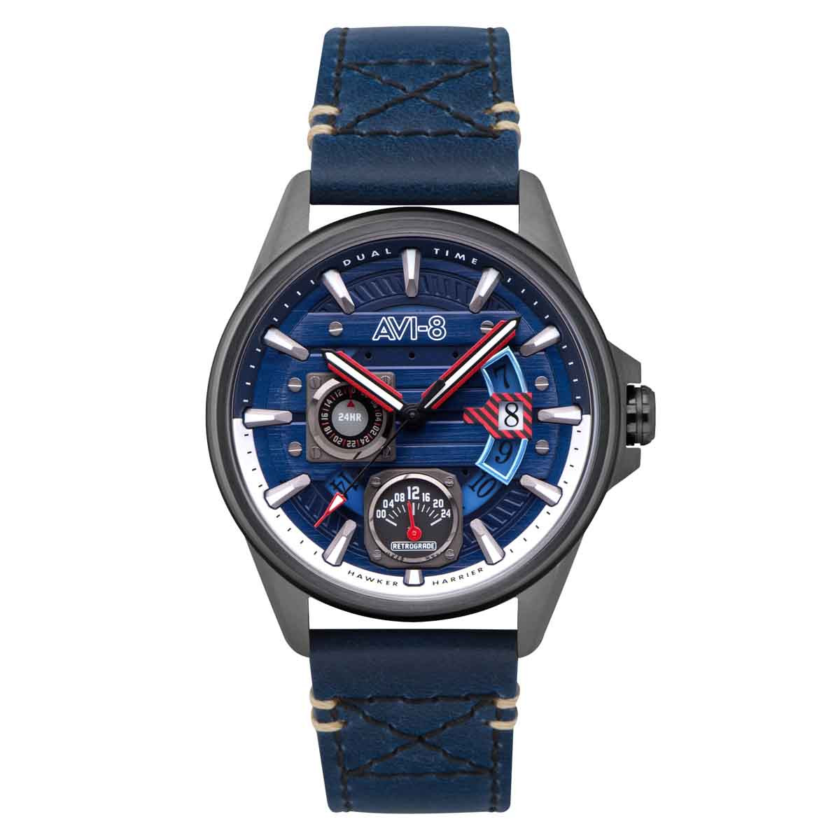 Montre Homme AVI-8 Hawker Harrier Farley Multifunction Quartz - AV-4098-03 Montre Homme AVI-8 Hawker Harrier Farley Multifunction Quartz - AV-4098-03