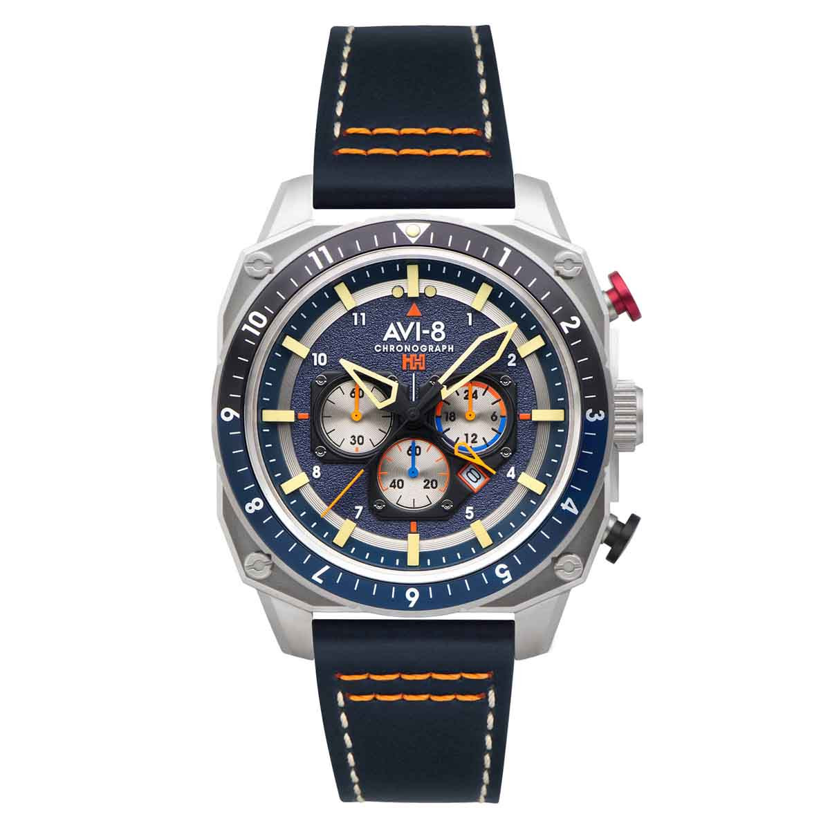 Montre Homme AVI-8 Hawker Hunter Dual Time Chronograph Quartz - AV-4100-02