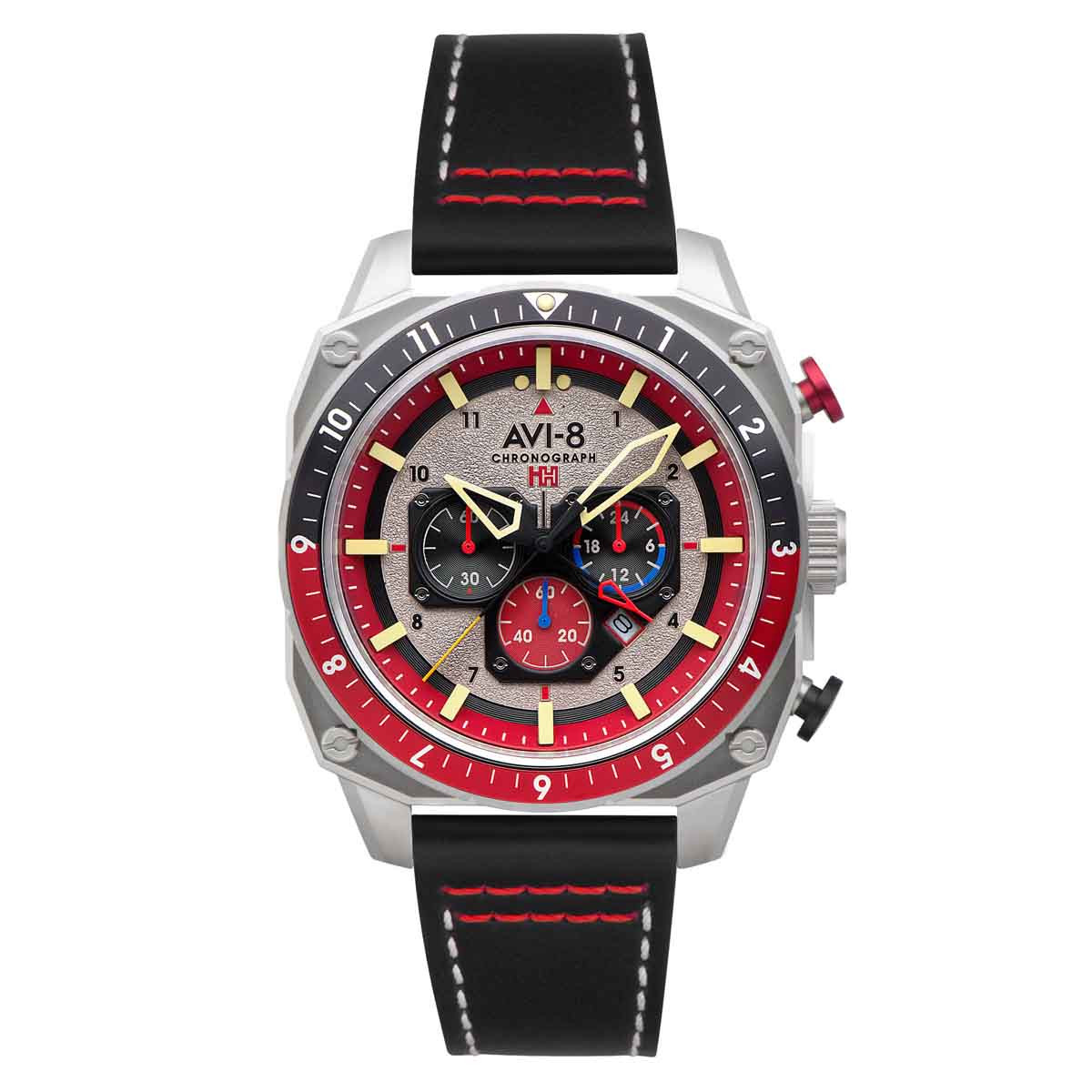 Montre Homme AVI-8 Hawker Hunter Dual Time Chronograph Quartz - AV-4100-03 Montre Homme AVI-8 Hawker Hunter Dual Time Chronograph Quartz - AV-4100-03