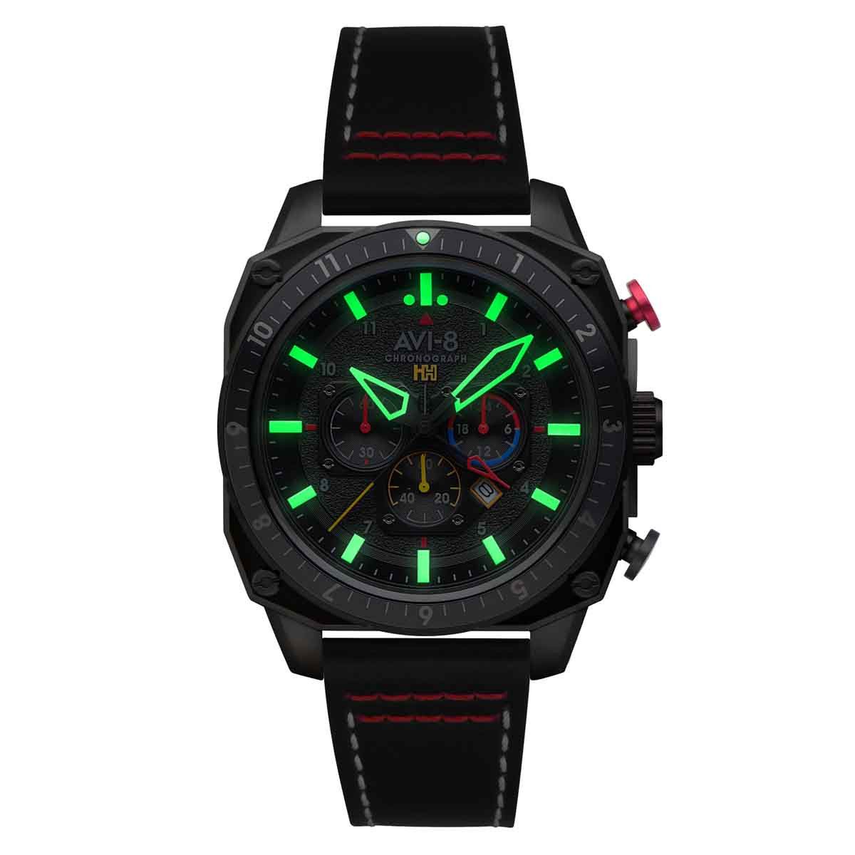 Montre Homme AVI-8 Hawker Hunter Dual Time Chronograph Quartz - AV-4100-04 Montre Homme AVI-8 Hawker Hunter Dual Time Chronograph Quartz - AV-4100-04