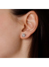Boucles d'oreilles Or Blanc et Diamants