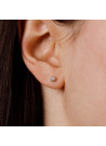Boucles d'oreilles Or Blanc et Diamants