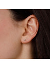 Boucles d'oreilles Or Jaune et Diamant