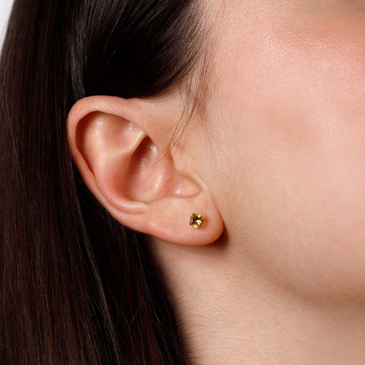 Boucles d'oreilles Or jaune et Citrine Boucles d'oreilles "Efflorescence" Or jaune