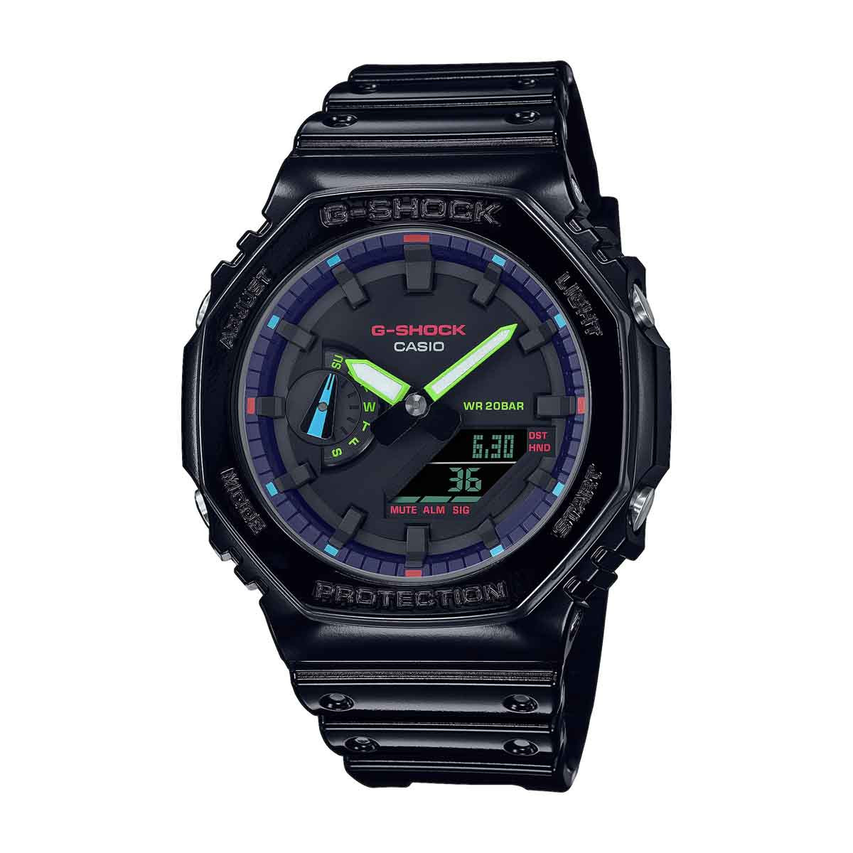 Montre G Shock Rainbow Arc en ciel GA 2100RGB 1AER Mes Bijoux