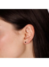 Boucles d'oreilles Or Jaune et Saphir