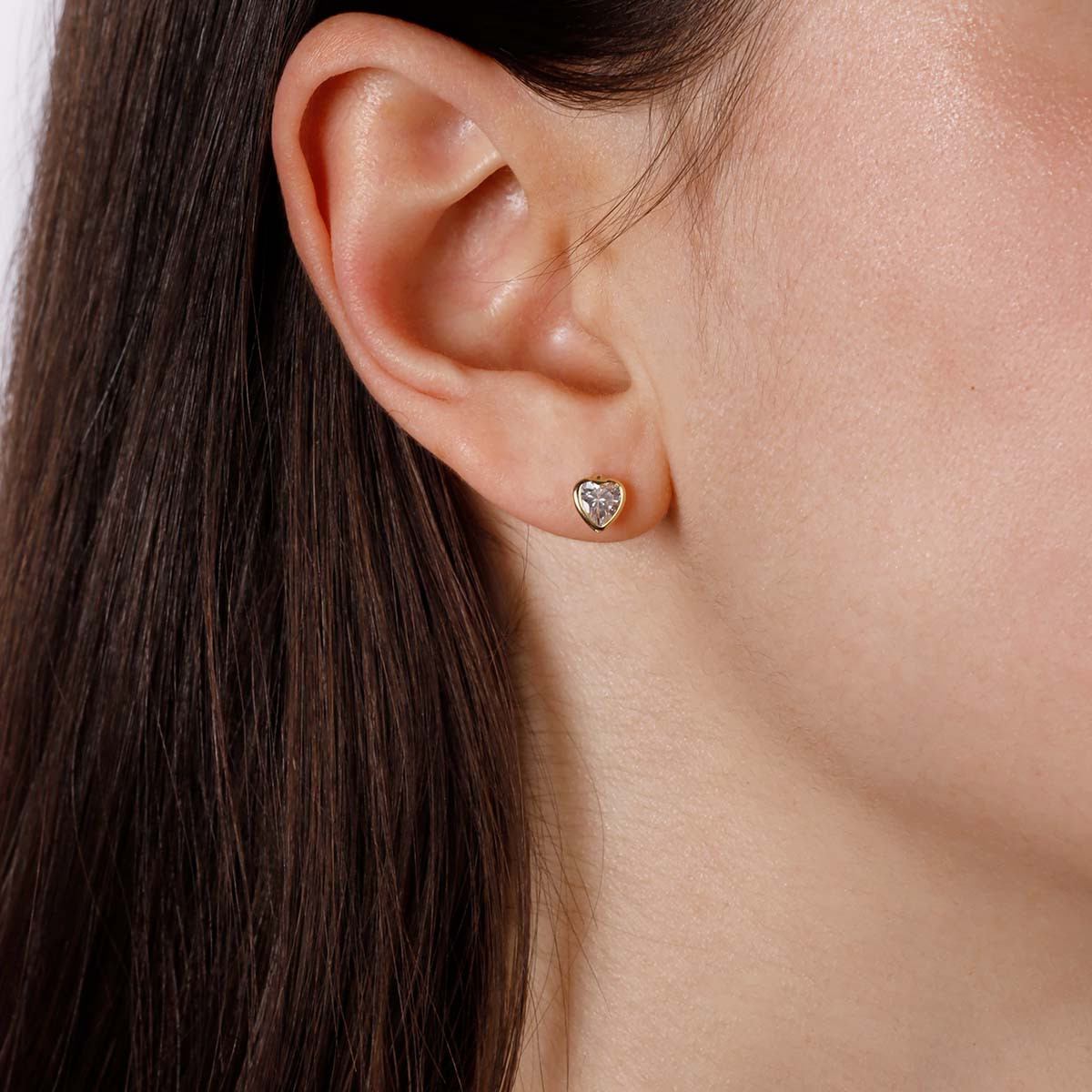 Boucles d'oreilles Coeur Or jaune Boucles d'oreilles "Fée" Or jaune