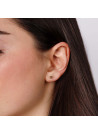 Boucles d'oreilles "Facettes" Or jaune