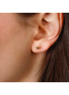 Boucles d'oreilles "Facettes" Or jaune