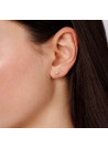Boucles d'oreilles "Idylle" Or Blanc et diamants