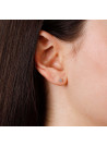 Boucles d'oreilles "Petits Ronds" Or blanc