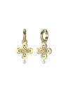 Boucles d'oreilles Guess "Amazing Blossom" Acier doré