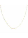 Collier chaîne cœur Rosefield Acier doré