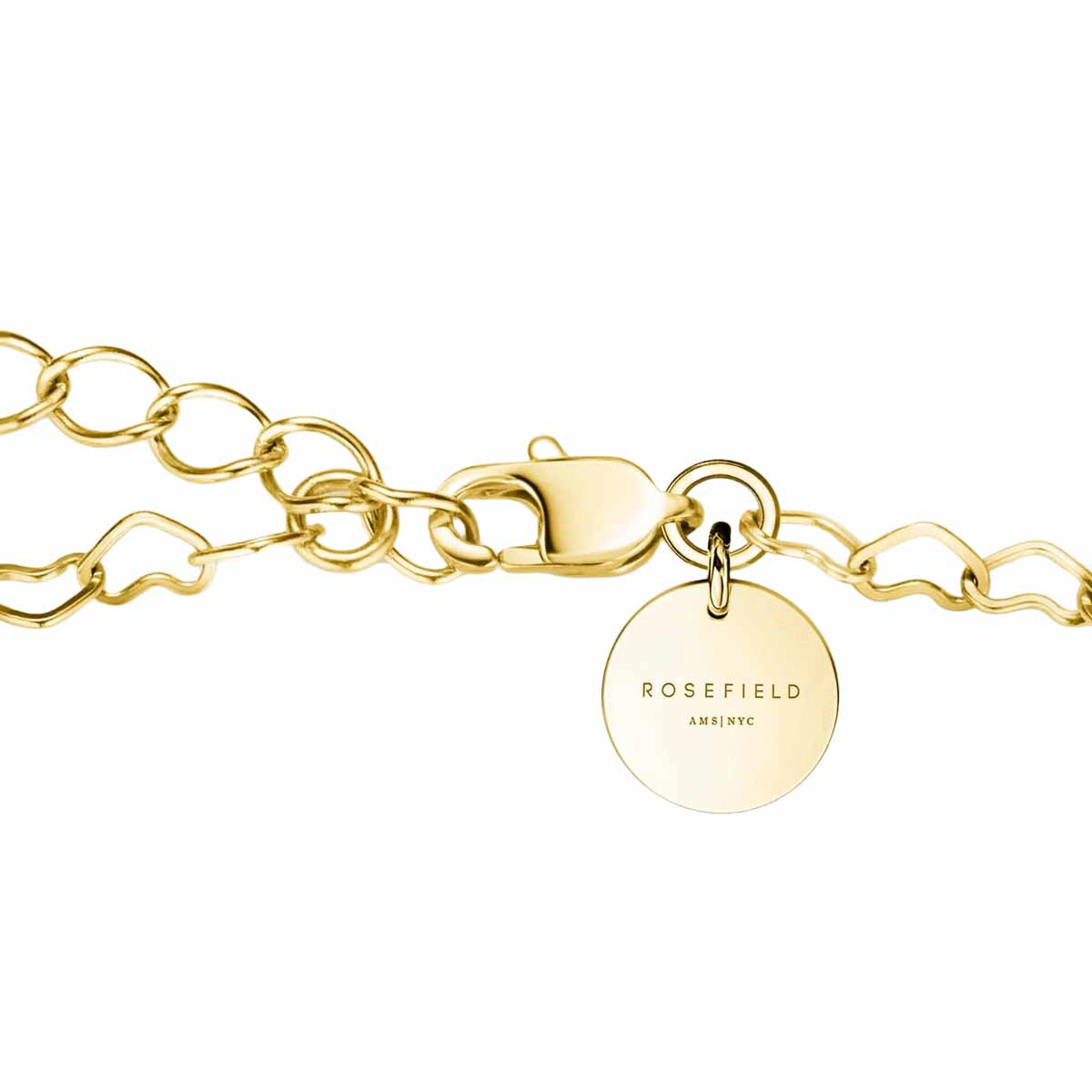Collier chaîne cœur Rosefield Acier doré Collier chaîne cœur Rosefield Acier doré - JNHCG-J684