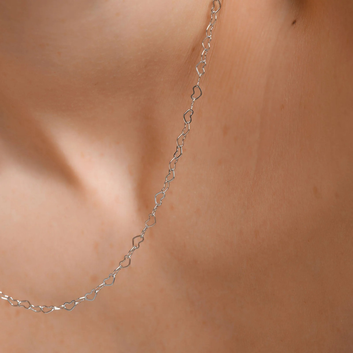 Collier chaîne cœur Rosefield Acier Collier chaîne cœur Rosefield Acier - JNHCS-J685