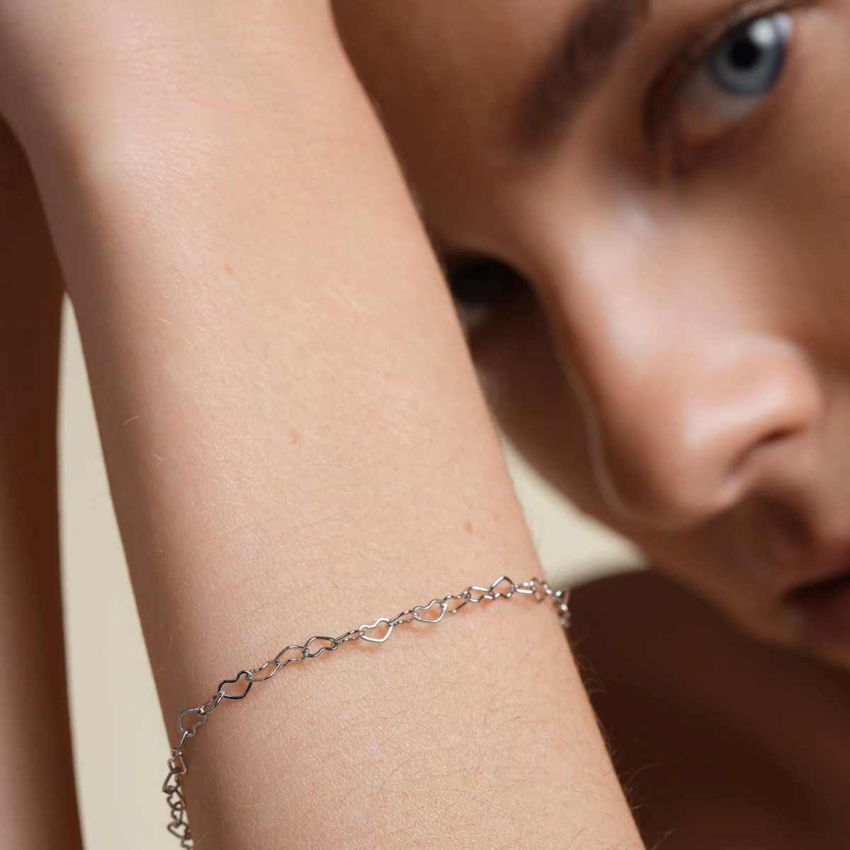 Bracelet chaîne cœur Rosefield Acier Bracelet chaîne cœur Rosefield Acier - JBHCS-J683