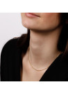 Collier Rosefield "Thin Chain Necklace Gold" - JNOLG-J624