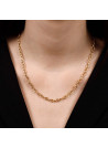 Collier Rosefield "Oval Chainlink Necklace Gold" - JNOCG-J626