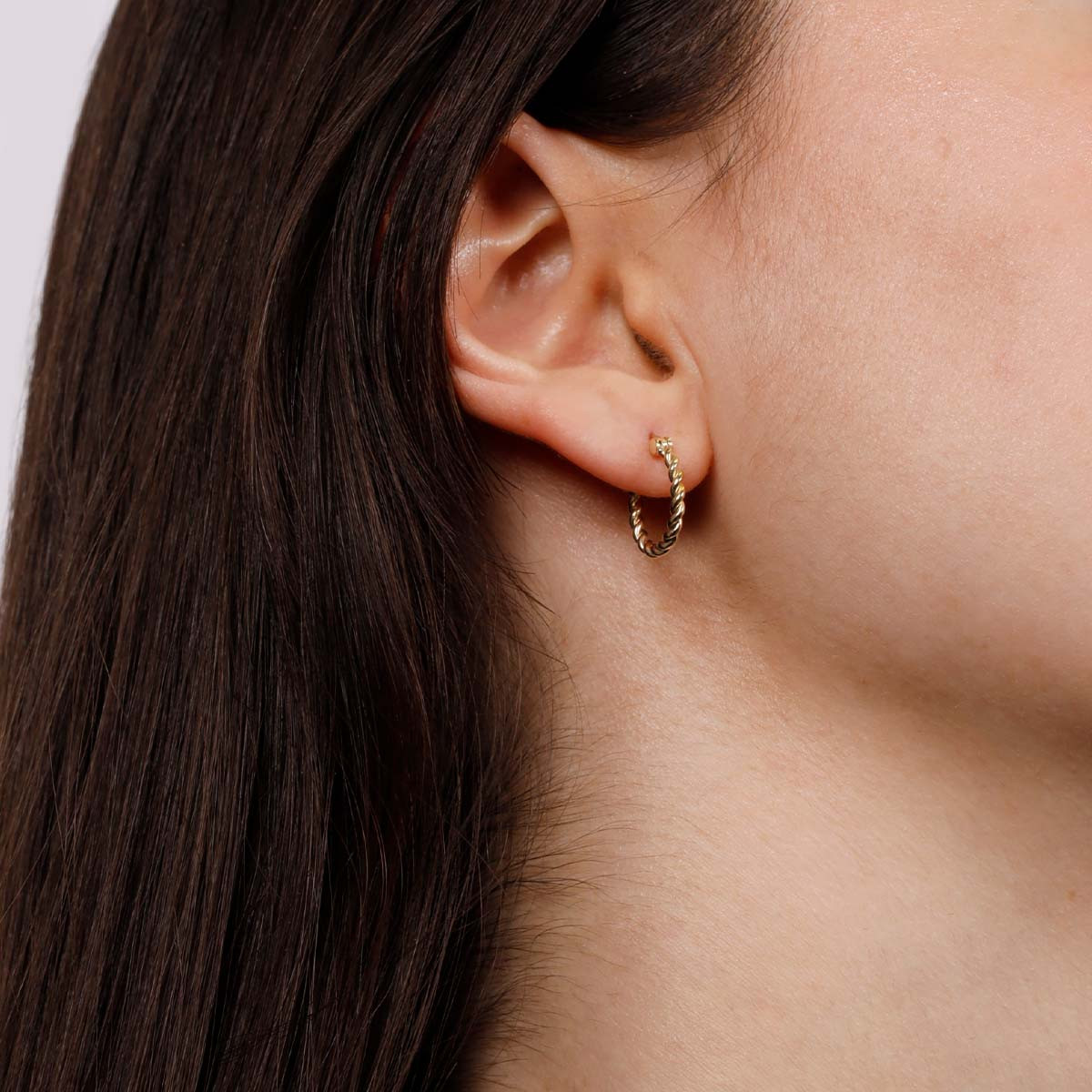 Boucles d'Oreilles Rosefield "Twisted Hoops Gold" - JETHG-J577 Boucles d'Oreilles Rosefield "Twisted Hoops Gold" - JETHG-J577