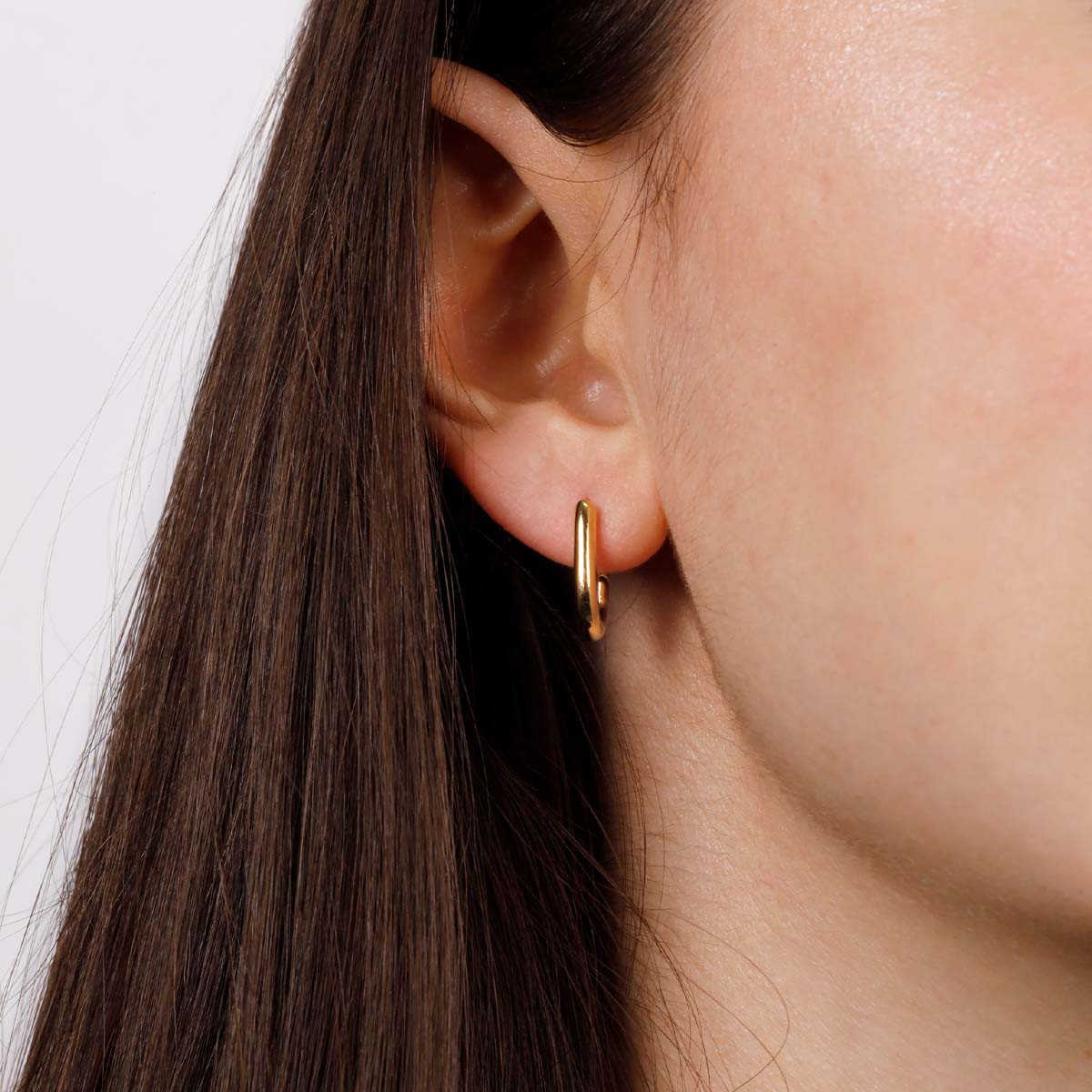 Boucles d'Oreilles Rosefield "Small Oval Hoops Gold" - JEOSG-J569 Boucles d'Oreilles Rosefield "Small Oval Hoops Gold" - JEOSG-J569