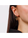 Boucles d'Oreilles Rosefield "Heart Hoops Gold" - JEHHG-J579