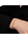 Bracelet Rosefield "Rectangle Chain Bracelet Gold" - JBRCG-J561