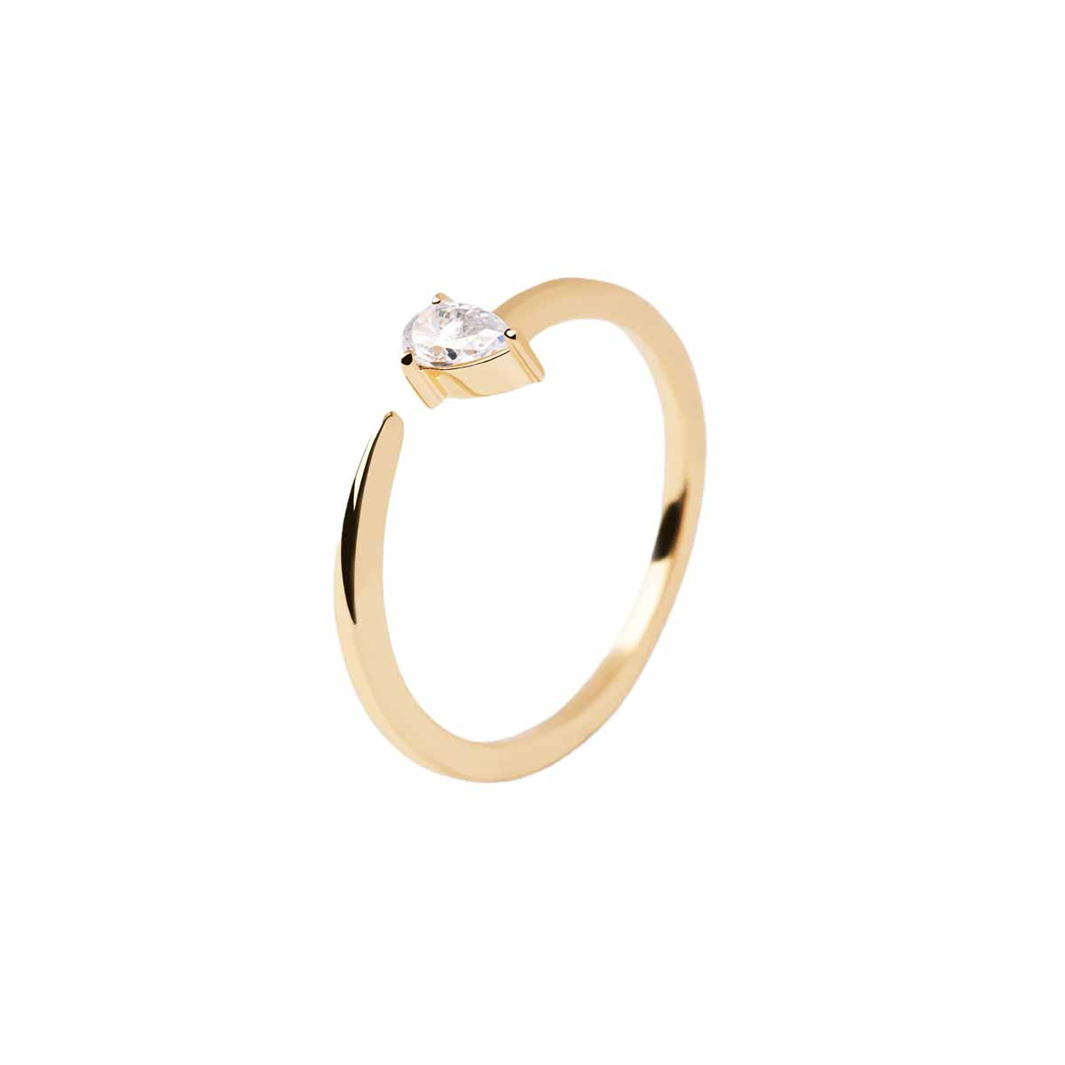 PDPAOLA Bague en argent doré - Twing- AN01-864 PDPAOLA Bague en argent plaqué or - Twing - AN01-864