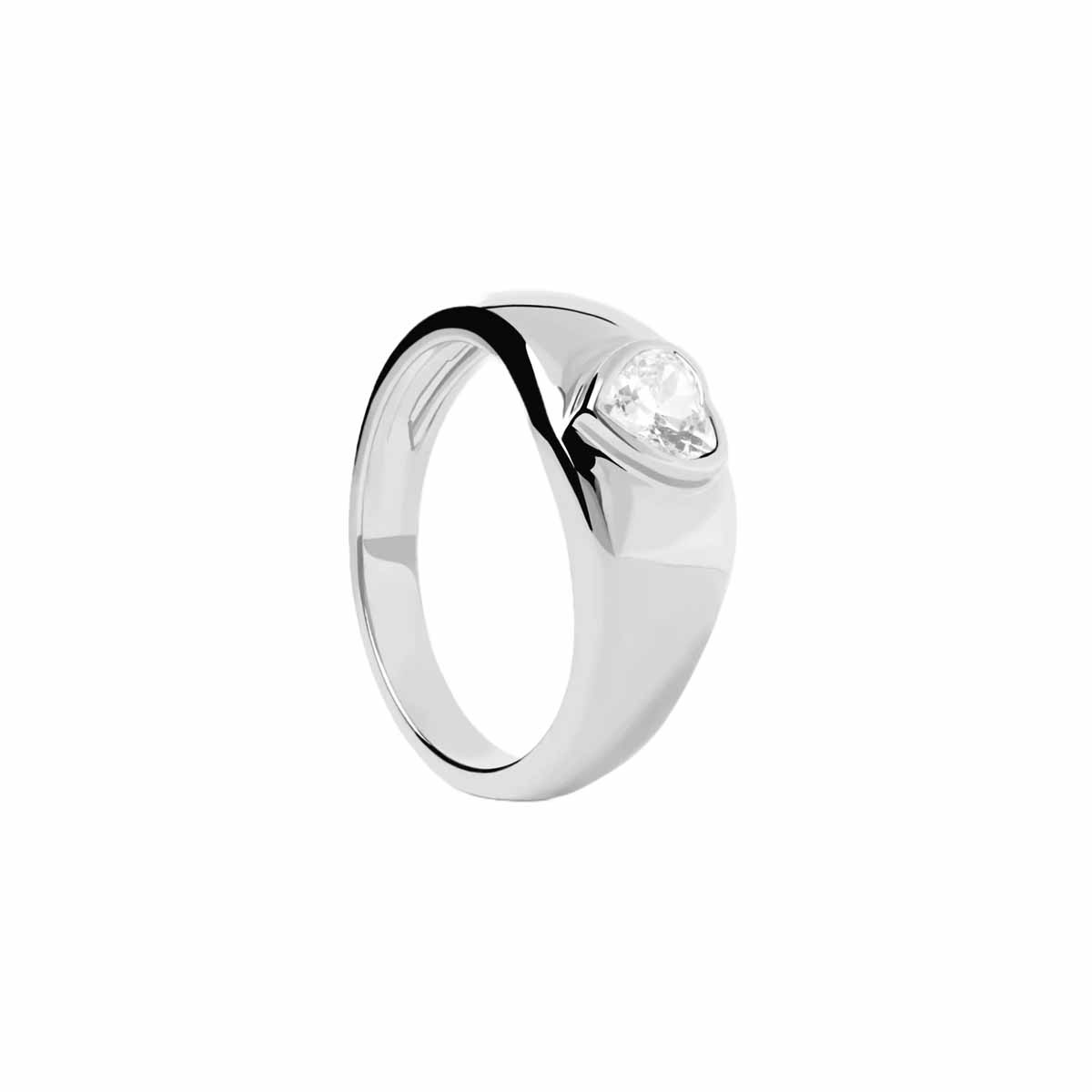 PDPAOLA Bague en argent - Bright Heart  - AN02-902