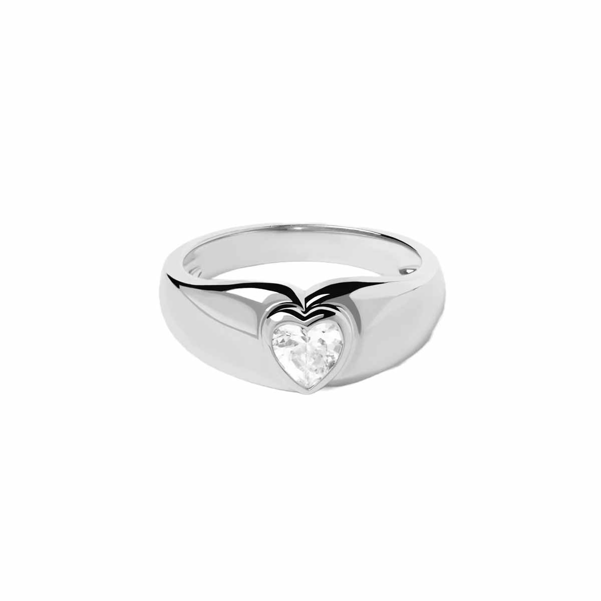 PDPAOLA Bague en argent - Bright Heart  - AN02-902