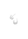 PDPAOLA Boucles d'oreilles en argent - Rubi Silver- AR02-805-U