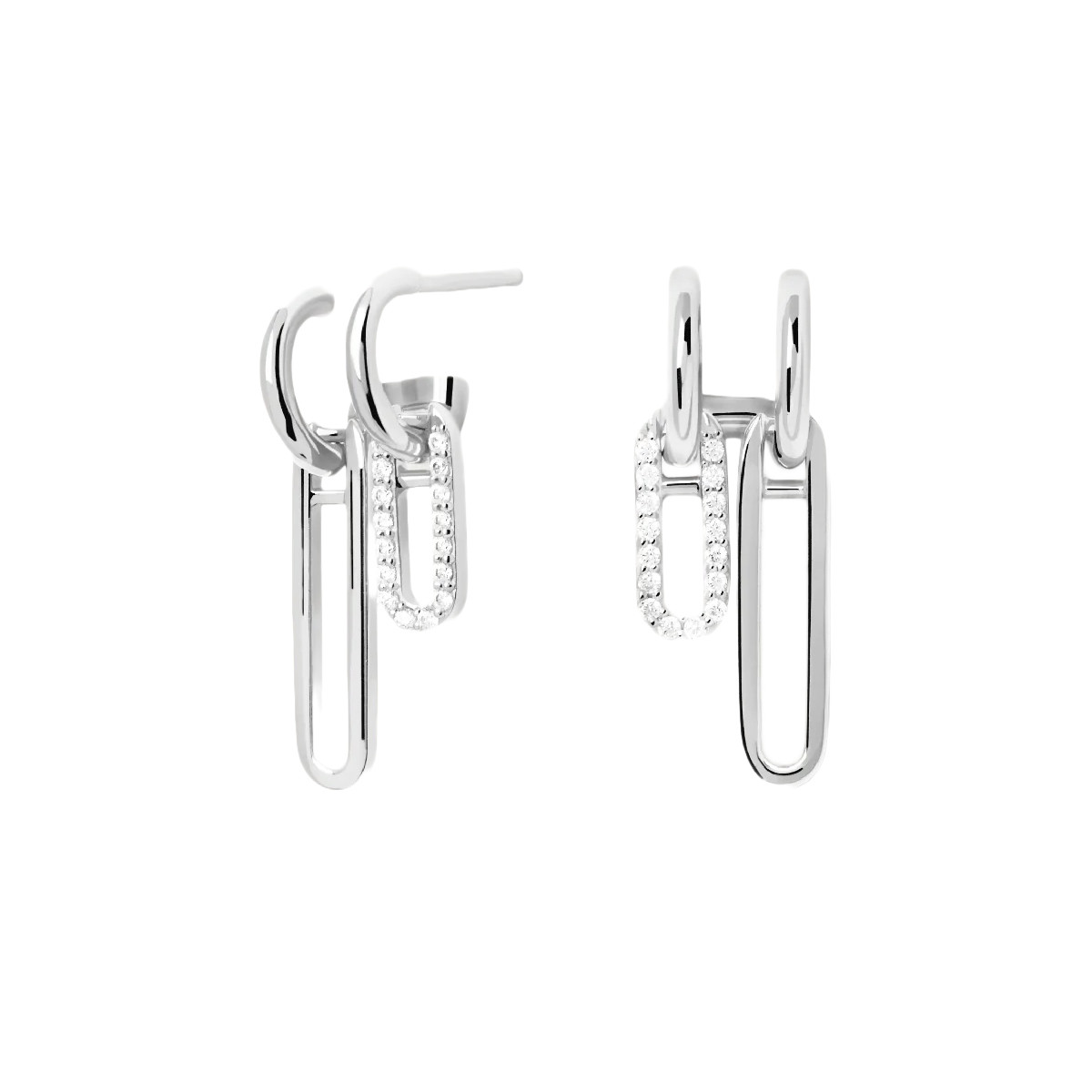 PDPAOLA Boucles d'oreilles en argent - Nexa Silver- AR02-828-U PDPAOLA Boucles d'oreilles en argent - Nexa Silver - AR02-828-U