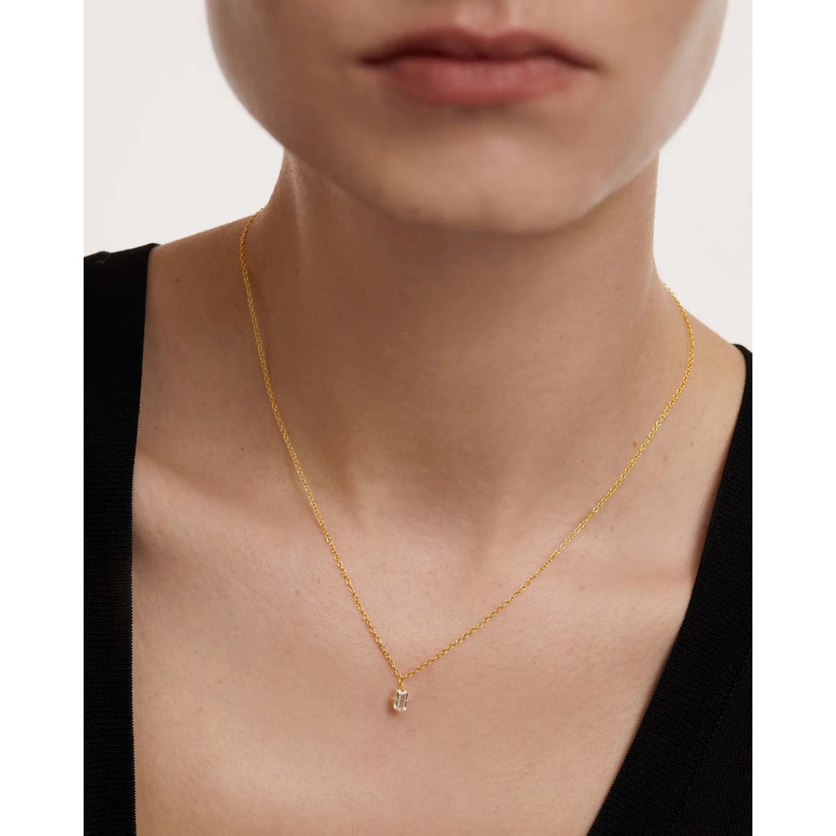PDPAOLA Collier en argent doré - Mia- CO01-476-U PDPAOLA Collier en argent plaqué or - Mia - CO01-476-U