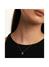 PDPAOLA Collier en argent doré - Mini Lettre N- CO01-525-U