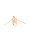 PDPAOLA Collier en argent doré - Mini Lettre N- CO01-525-U
