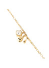 PDPAOLA Collier en argent doré - Water- CO01-602-U