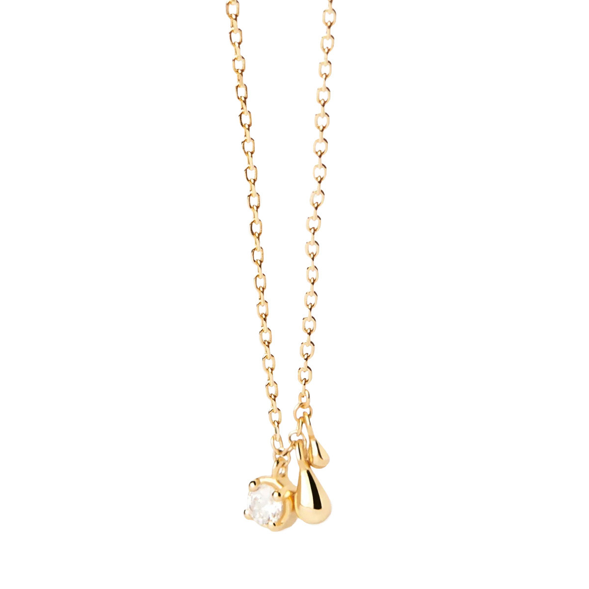 PDPAOLA Collier en argent doré - Water- CO01-602-U PDPAOLA Collier en argent plaqué or - Water - CO01-602-U